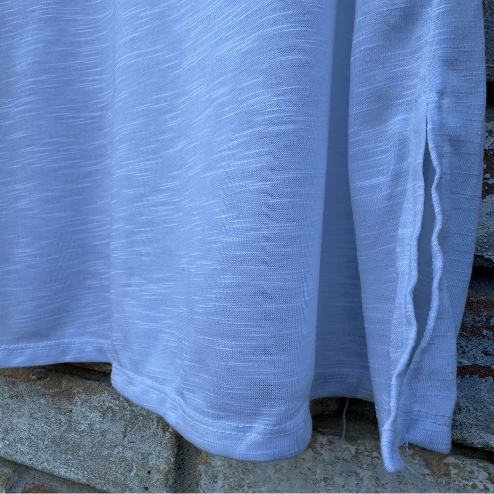 Decree White Razor Back Tank Top - Picture 3 of 10